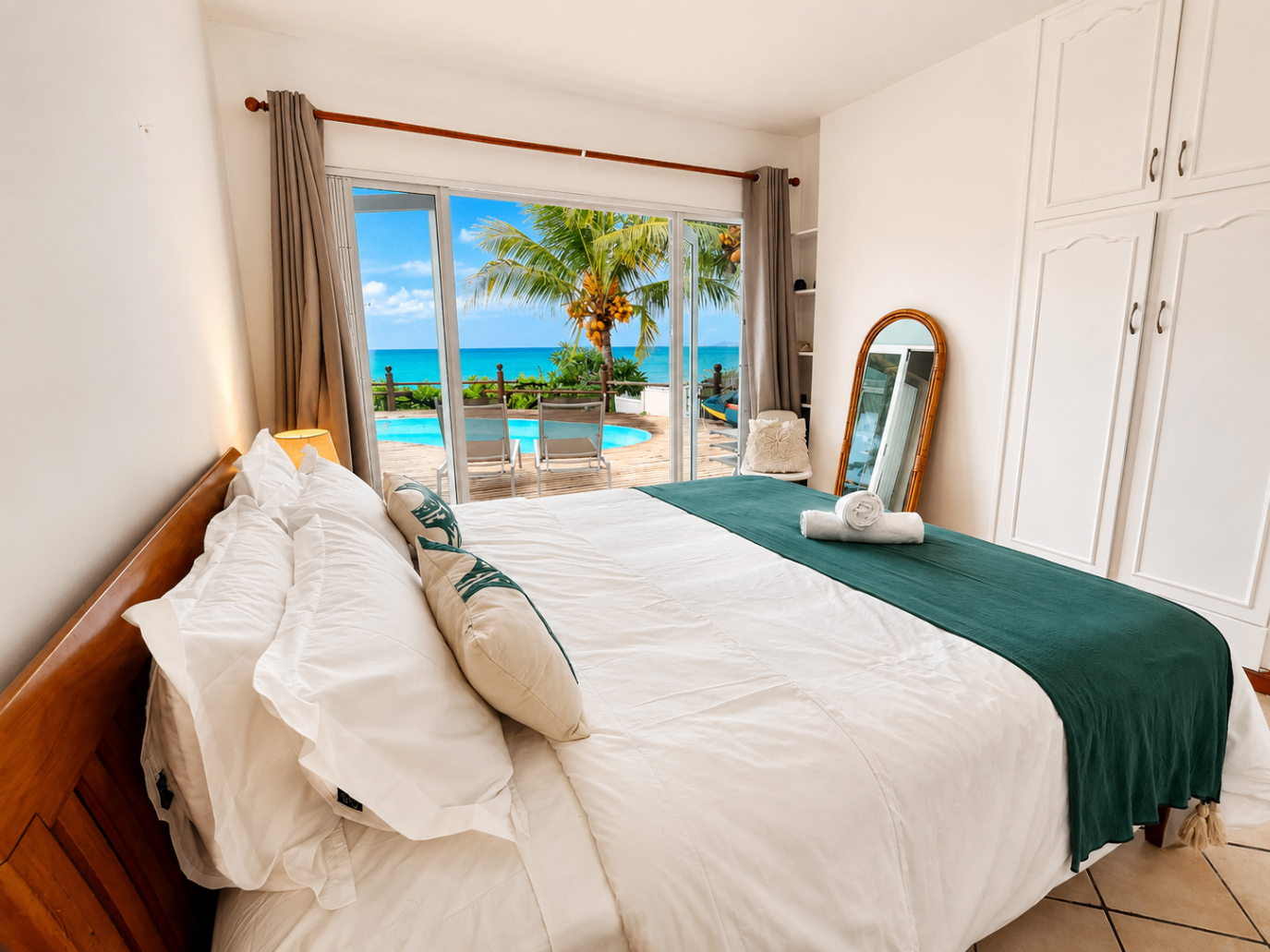 Poolside room